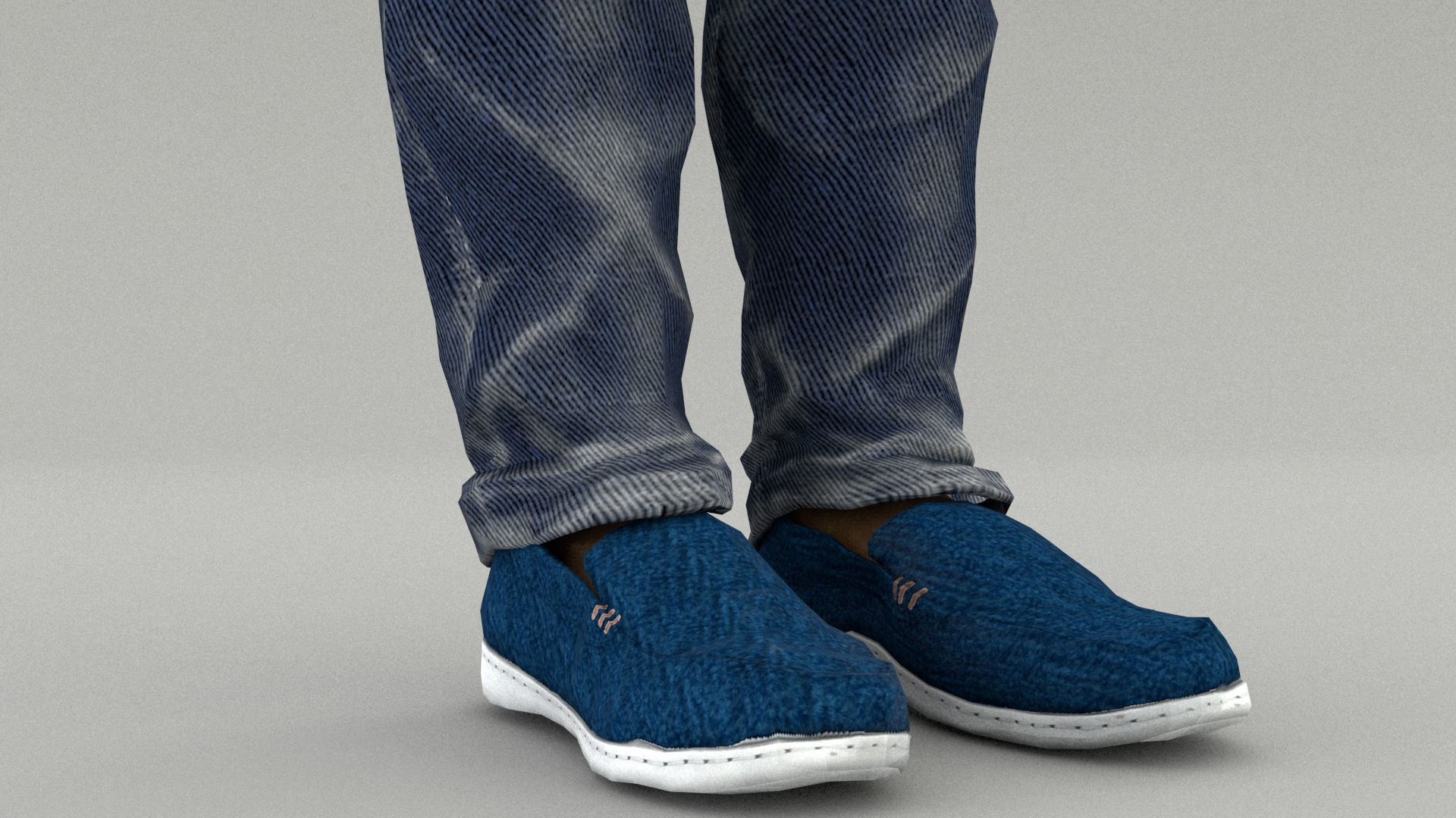 laos Game Male African Low-poly 3D model_5