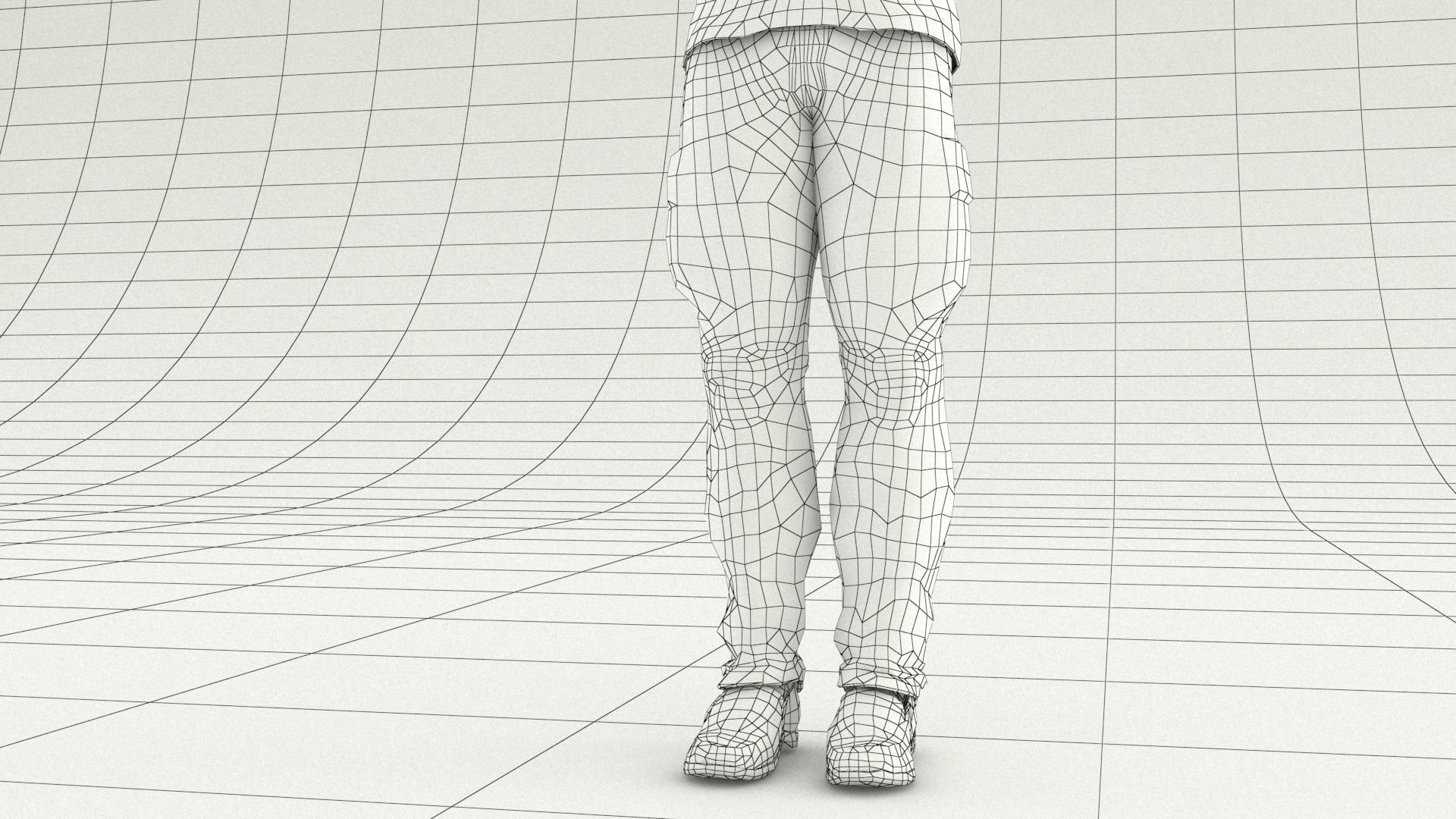 laos Game Male African Low-poly 3D model_10