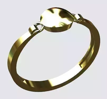 Fashion Ring 3D Print Model