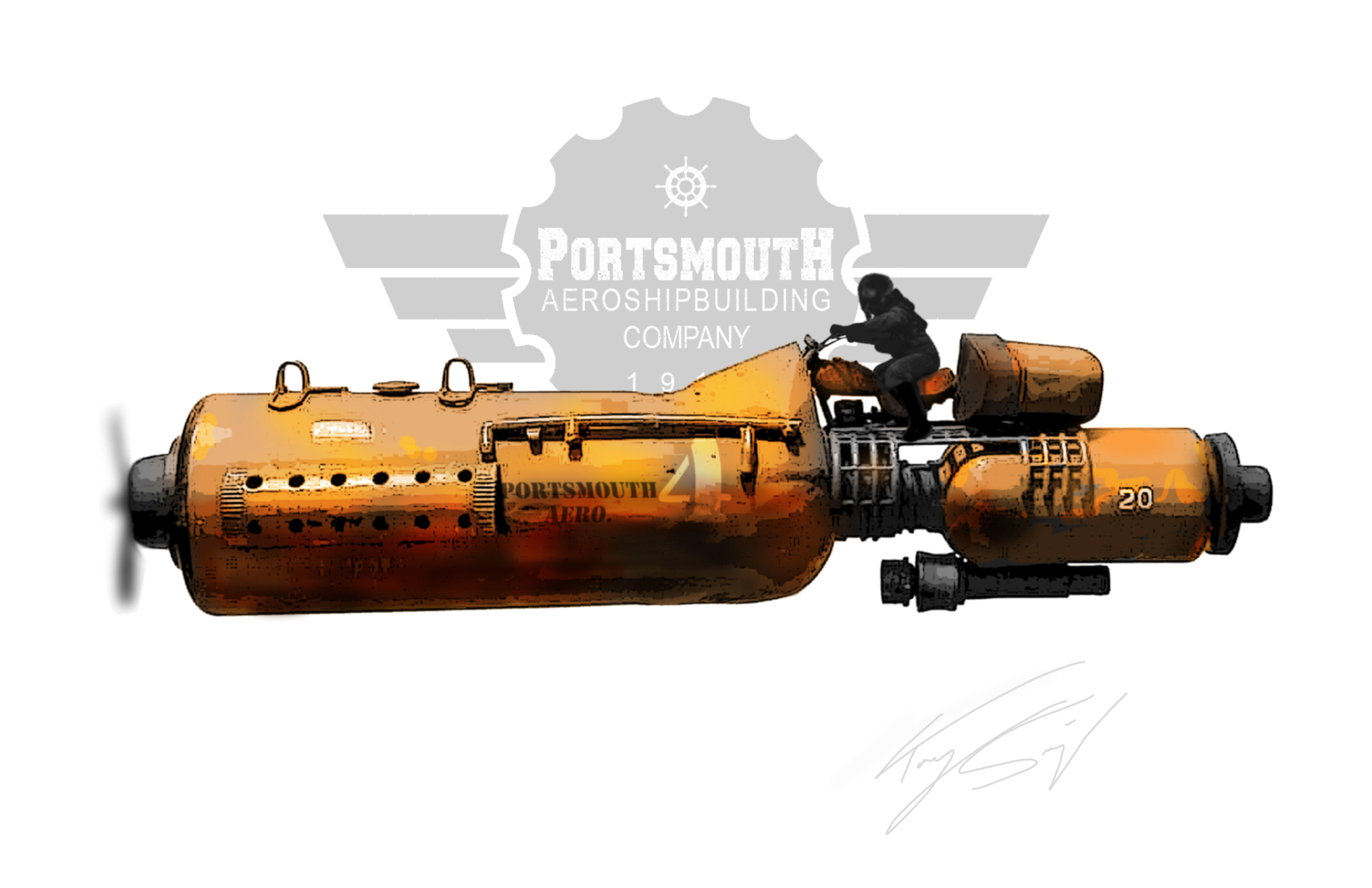 1943 Aerocycle 3D print model_6