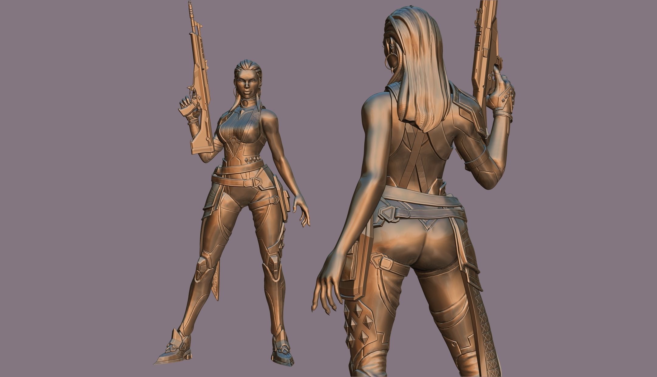Reyna Valorant 3D print model_2