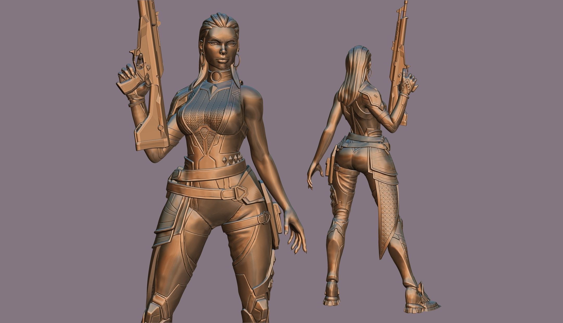 Reyna Valorant 3D print model_3