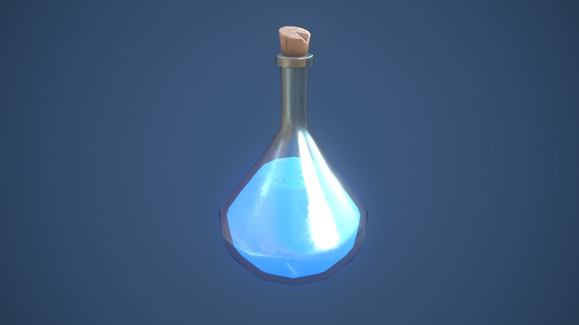 Stylized Elixir Alchemy Potion Low-poly 3D model_4