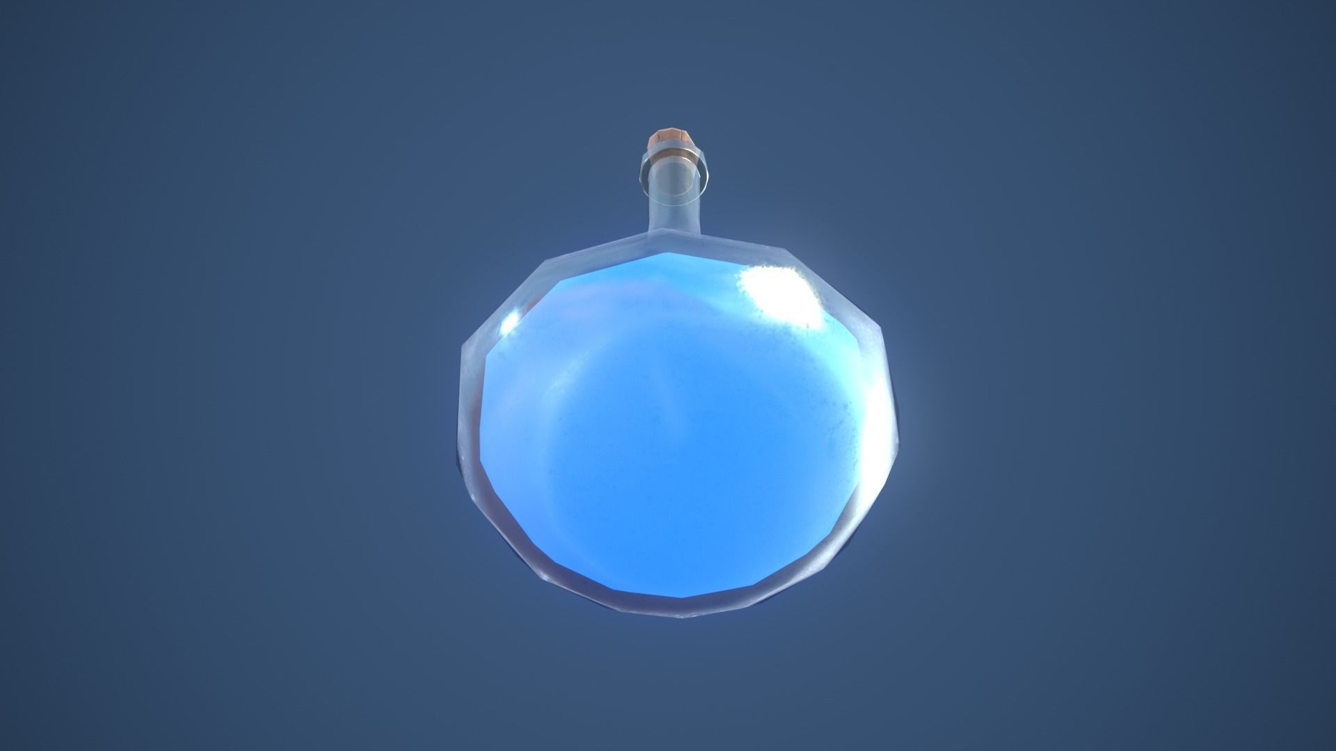 Stylized Elixir Alchemy Potion Low-poly 3D model_6