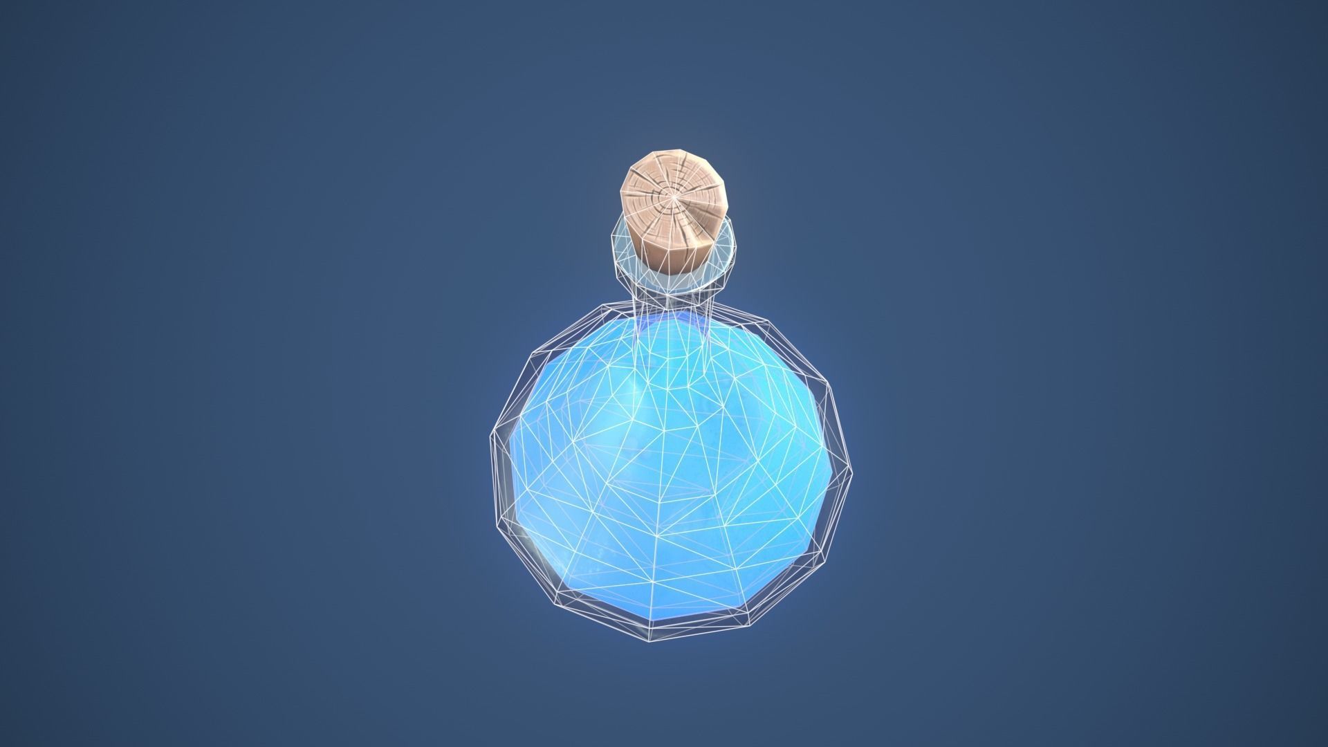 Stylized Elixir Alchemy Potion Low-poly 3D model_9