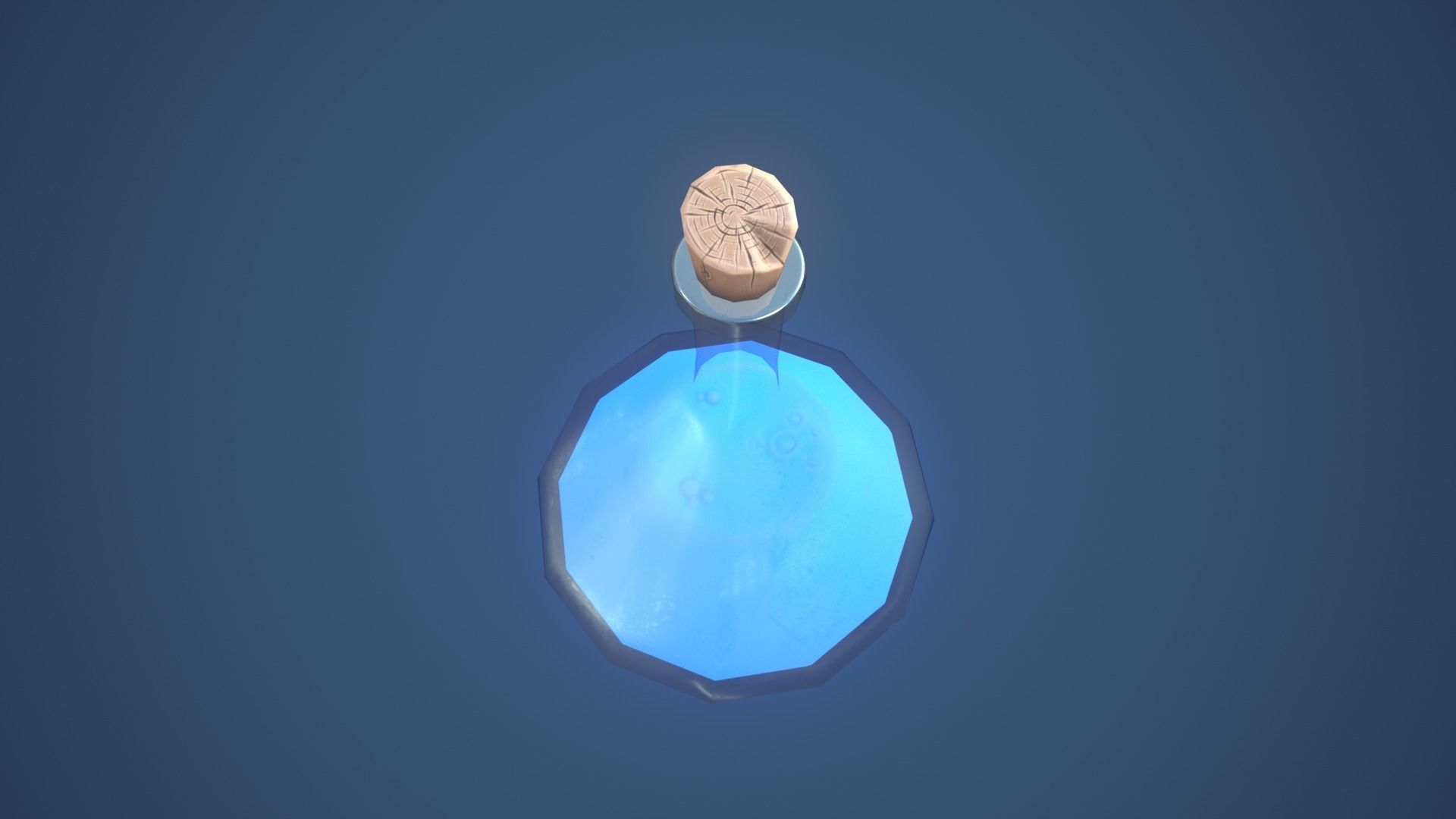 Stylized Elixir Alchemy Potion Low-poly 3D model_8