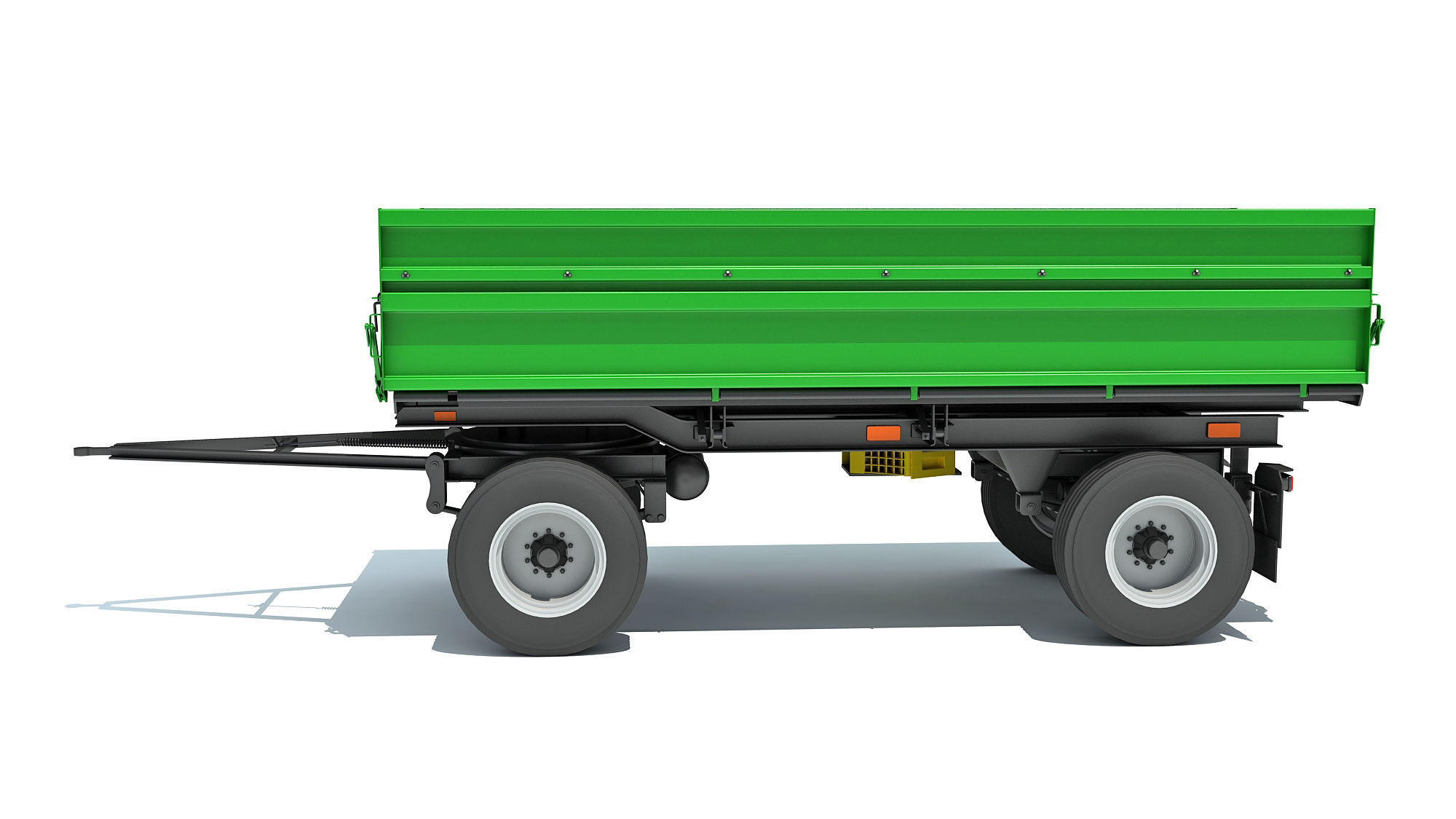 Farm Trailer 3D model_1