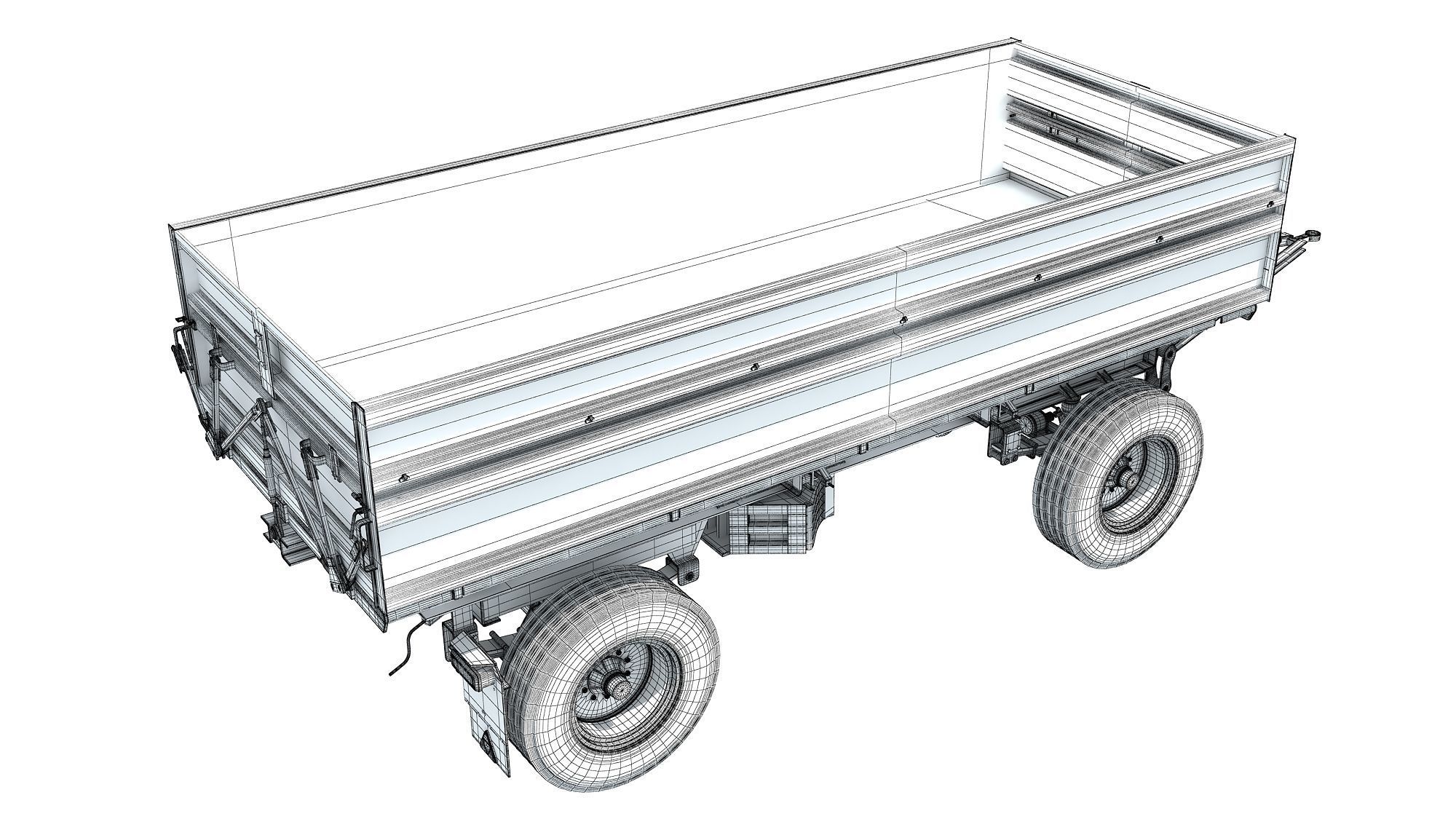 Farm Trailer 3D model_14