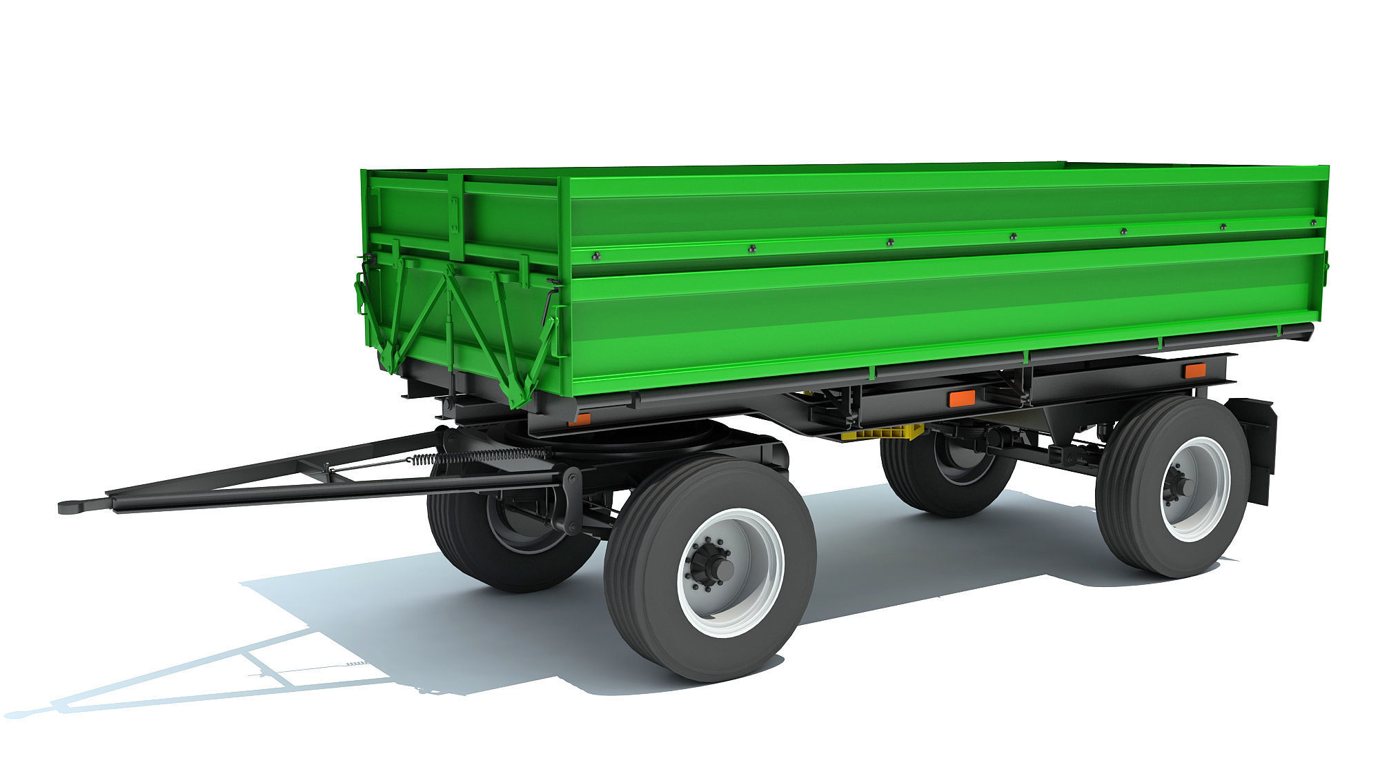 Farm Trailer 3D model_8