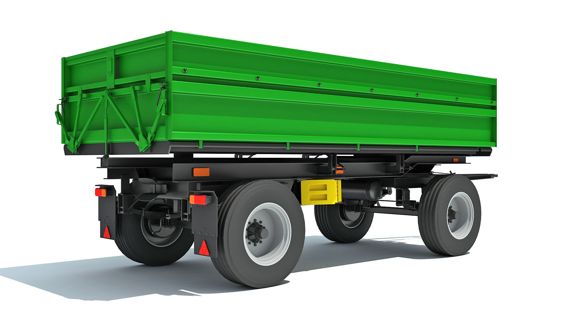 Farm Trailer 3D model_5