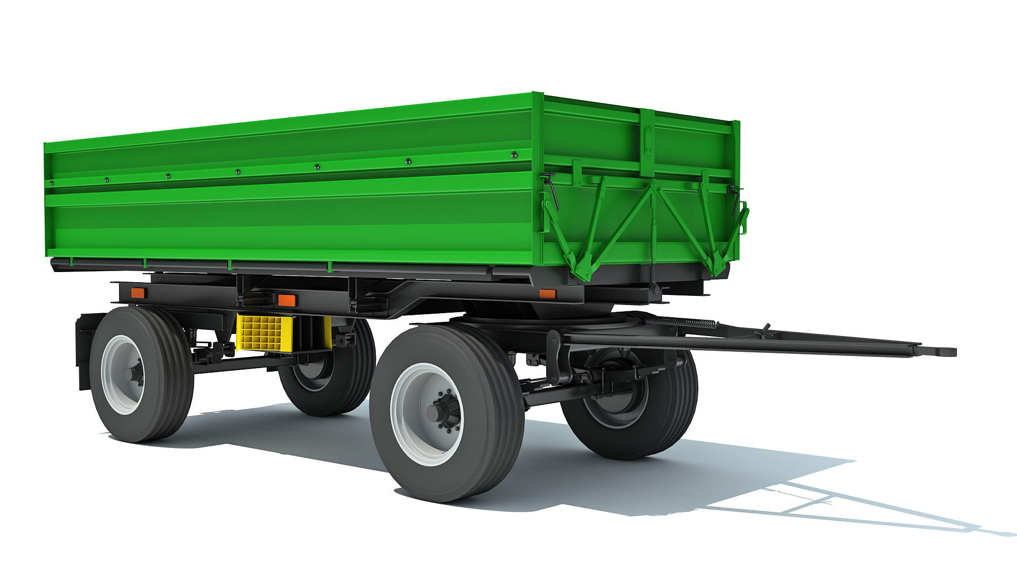 Farm Trailer 3D model_7