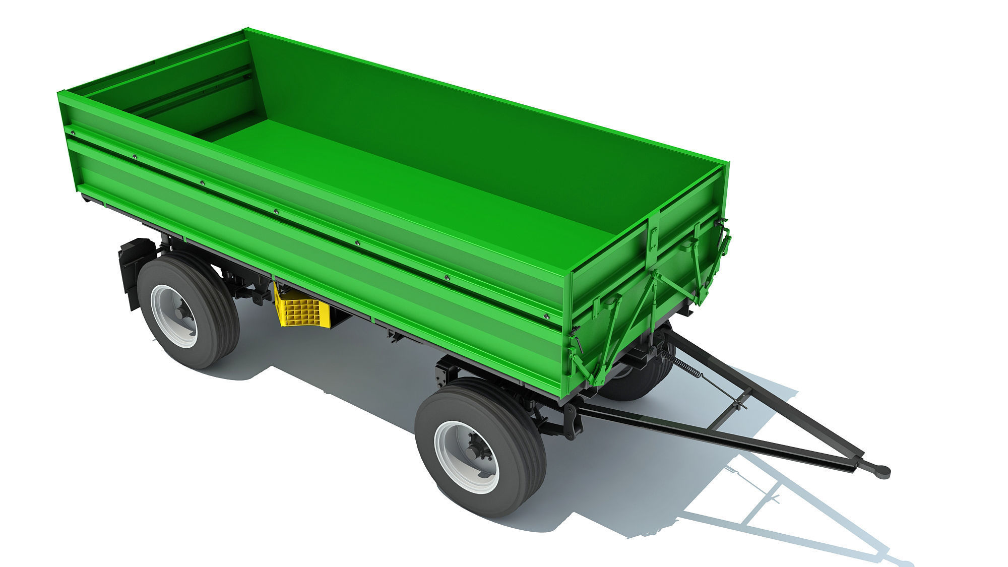 Farm Trailer 3D model_9