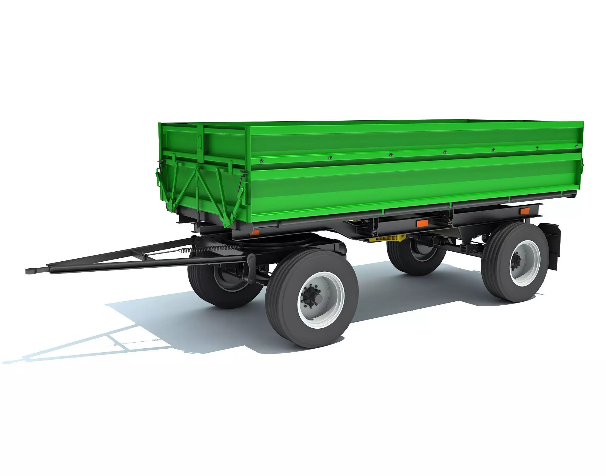 Farm Trailer 3D model_0