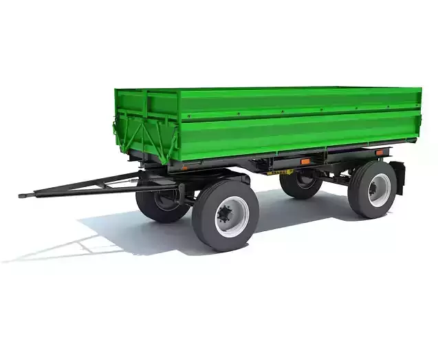 Farm Trailer 3D model