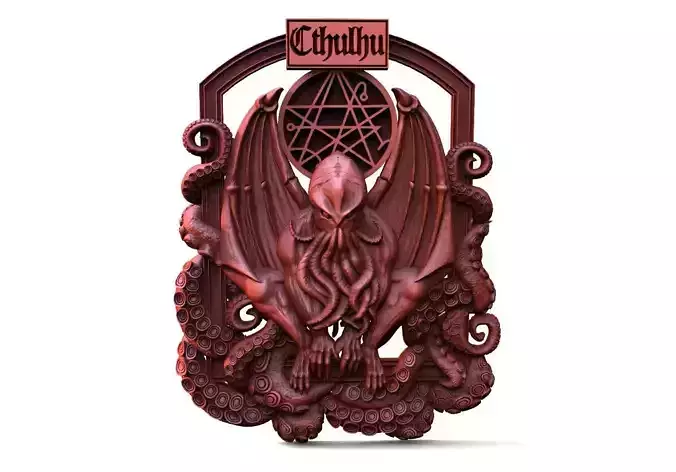 Cthulhu CNC 3D print model