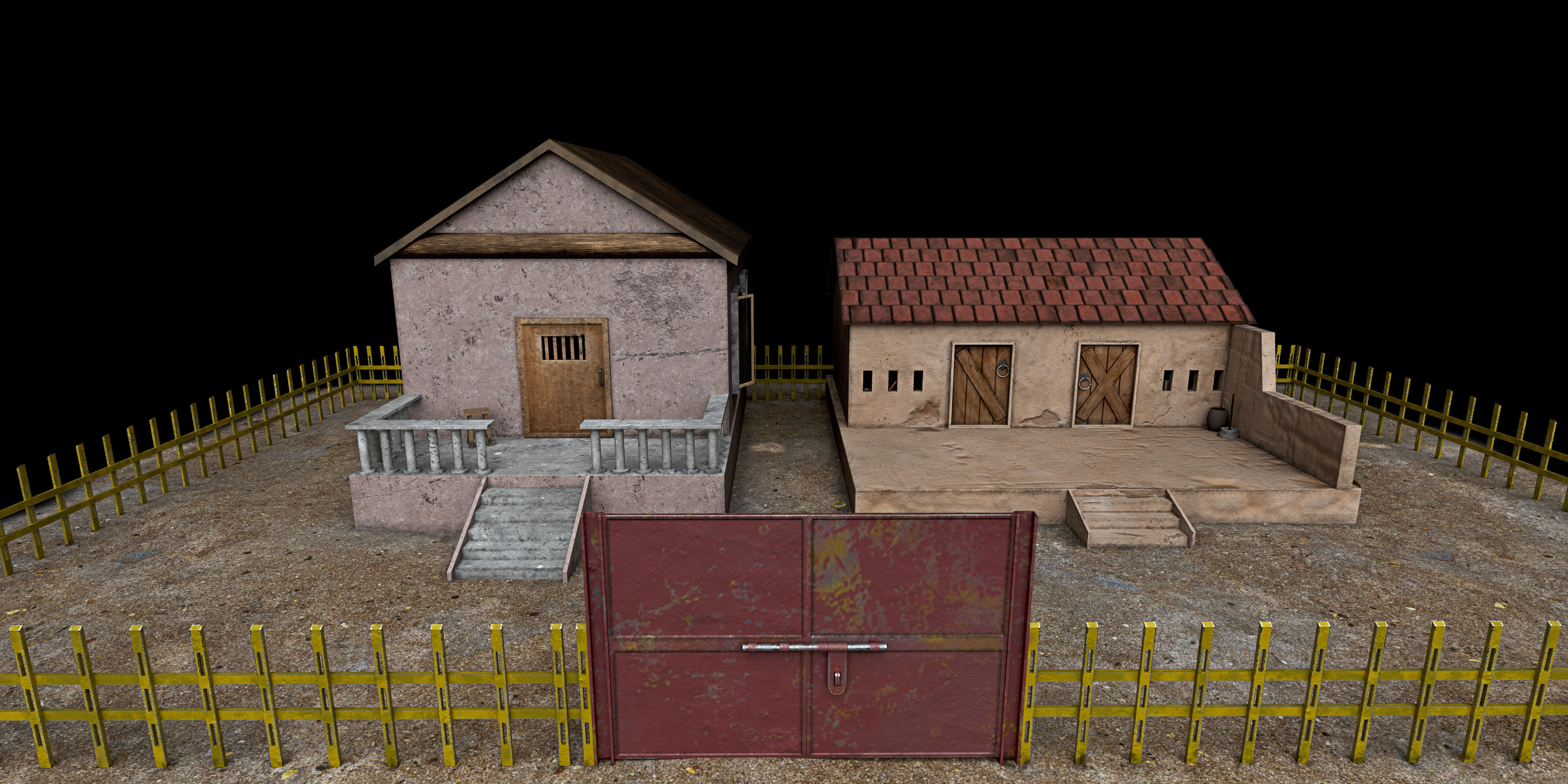 House Game Ready 5 Low-poly 3D model_1