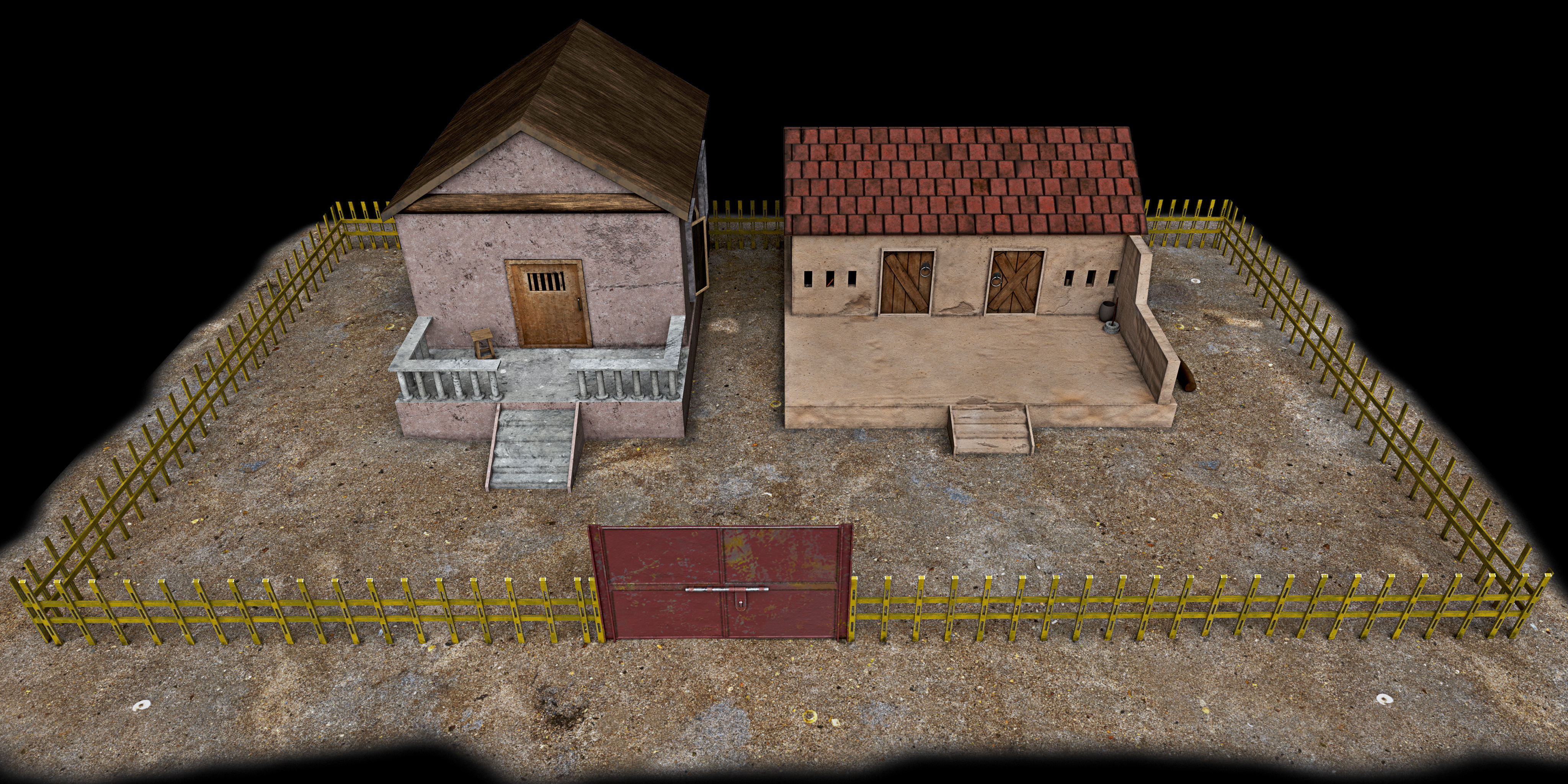 House Game Ready 5 Low-poly 3D model_2