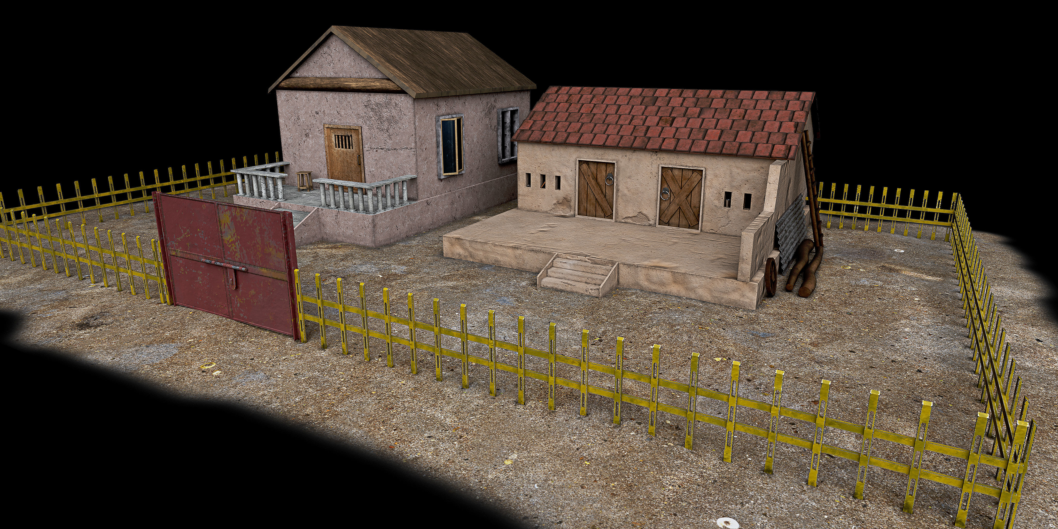 House Game Ready 5 Low-poly 3D model_3