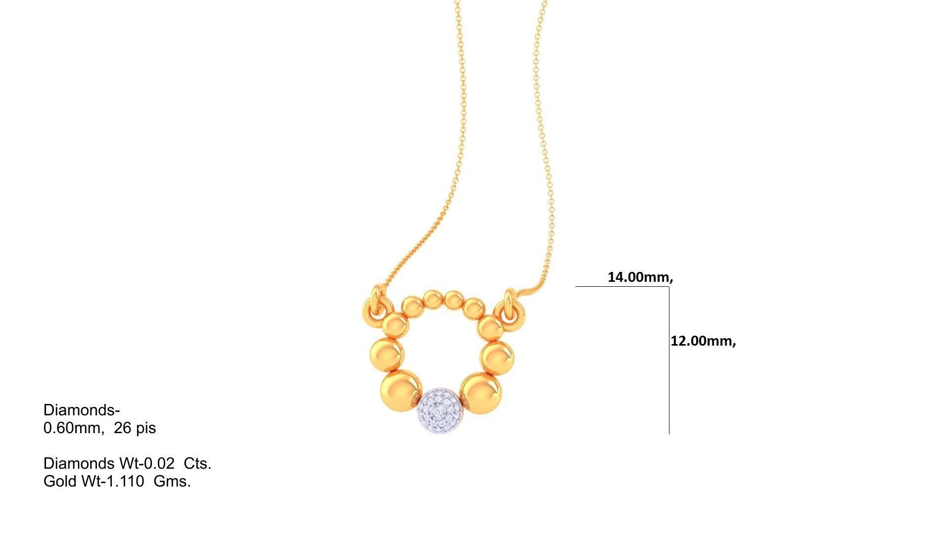 Women Pendant 3dm STL OBJ FBX Renders Details 3D print model_1