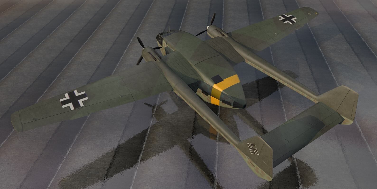 Gotha Go-244 B-1 3D model_1