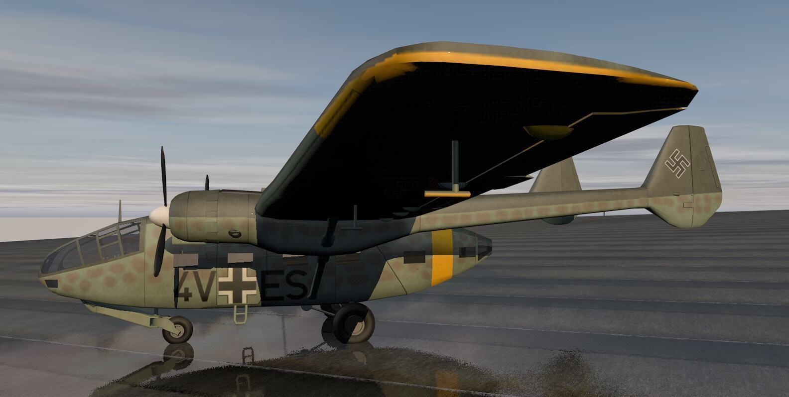 Gotha Go-244 B-1 3D model_4