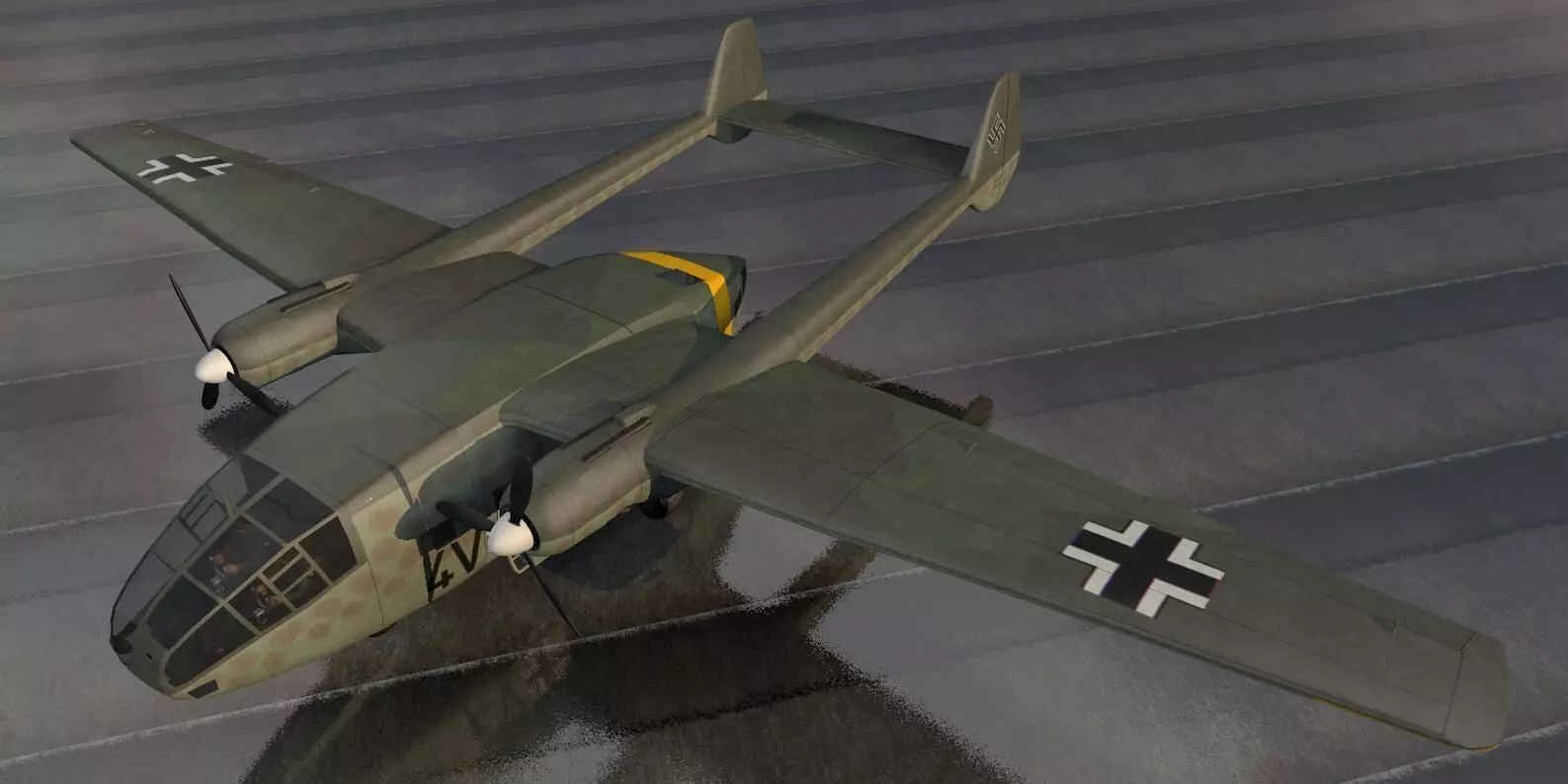 Gotha Go-244 B-1 3D model_0