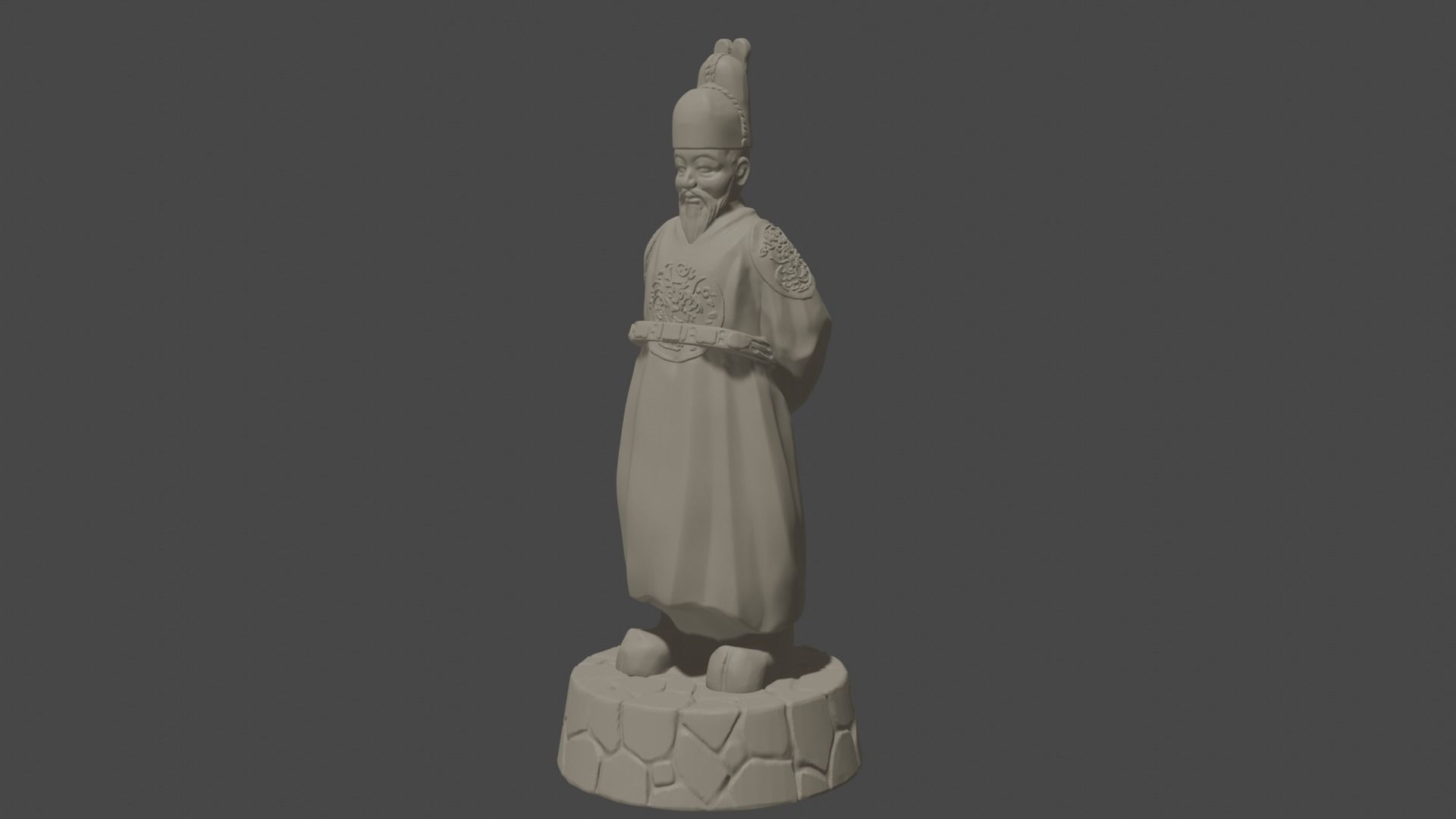 Chess of Empires Korea 3D print model_3