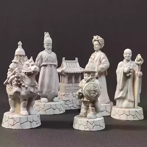 Chess of Empires Korea 3D print model