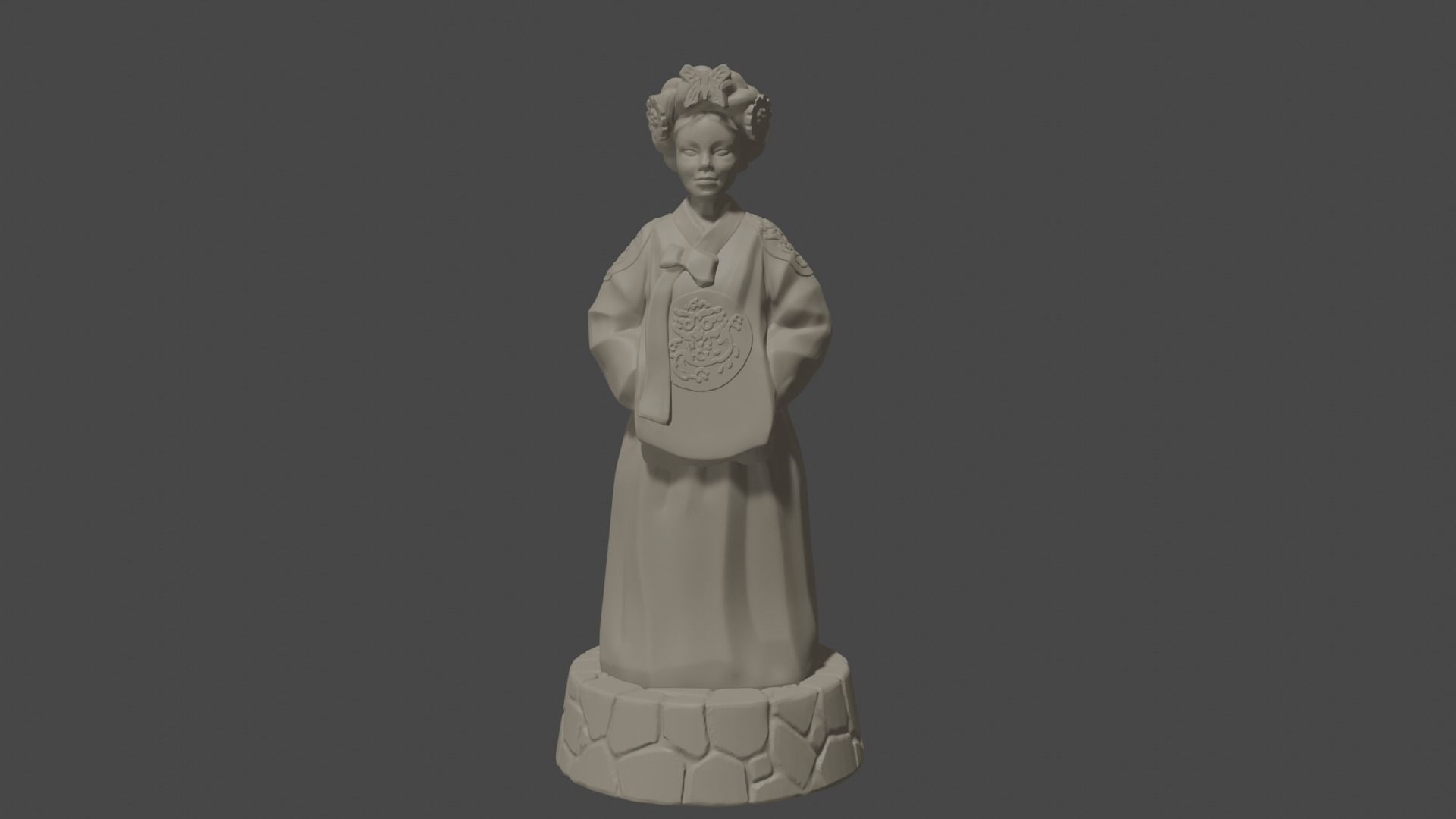 Chess of Empires Korea 3D print model_9