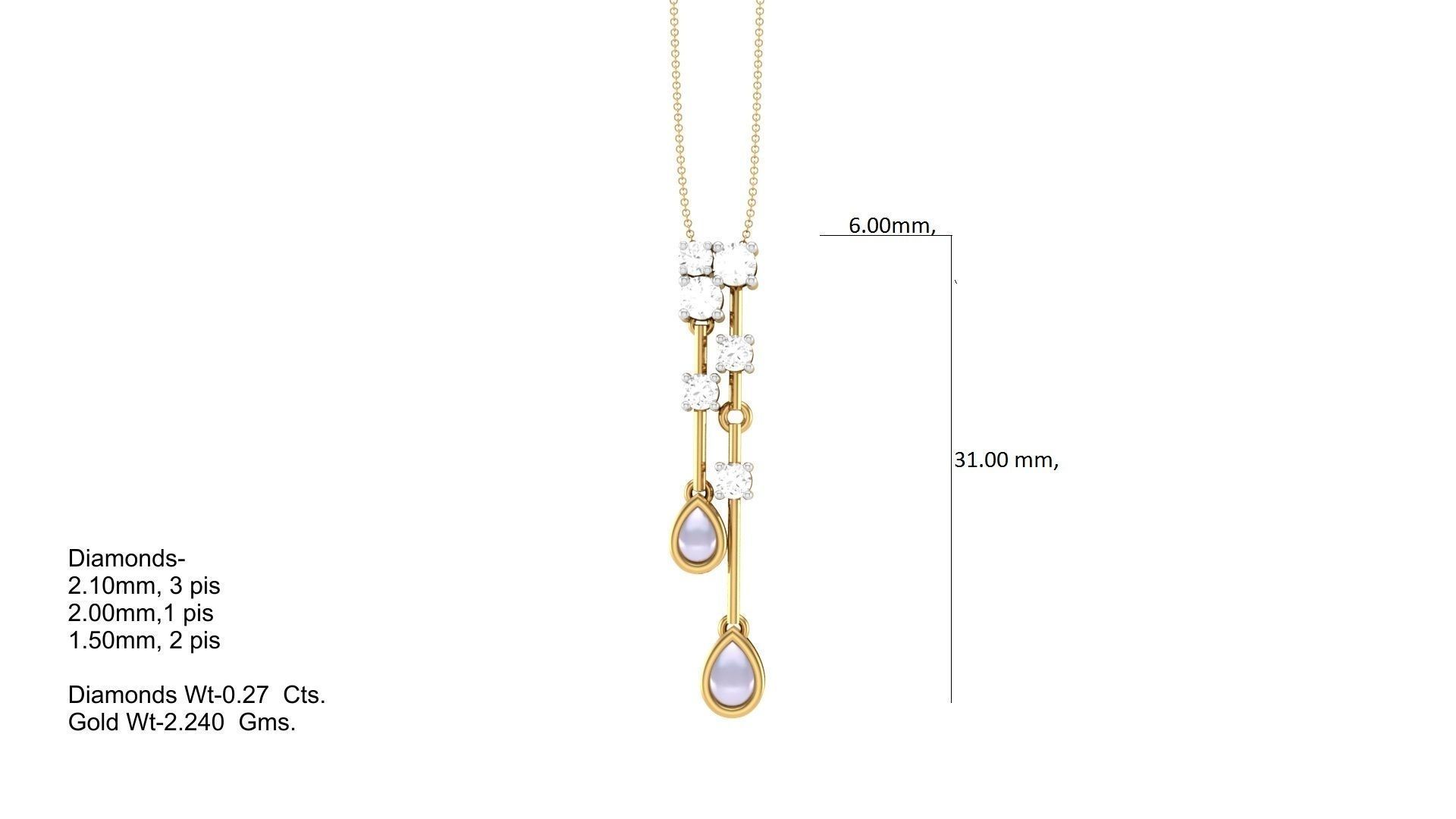 Women Pendant 3dm STL OBJ FBX Renders Details 3D print model_2