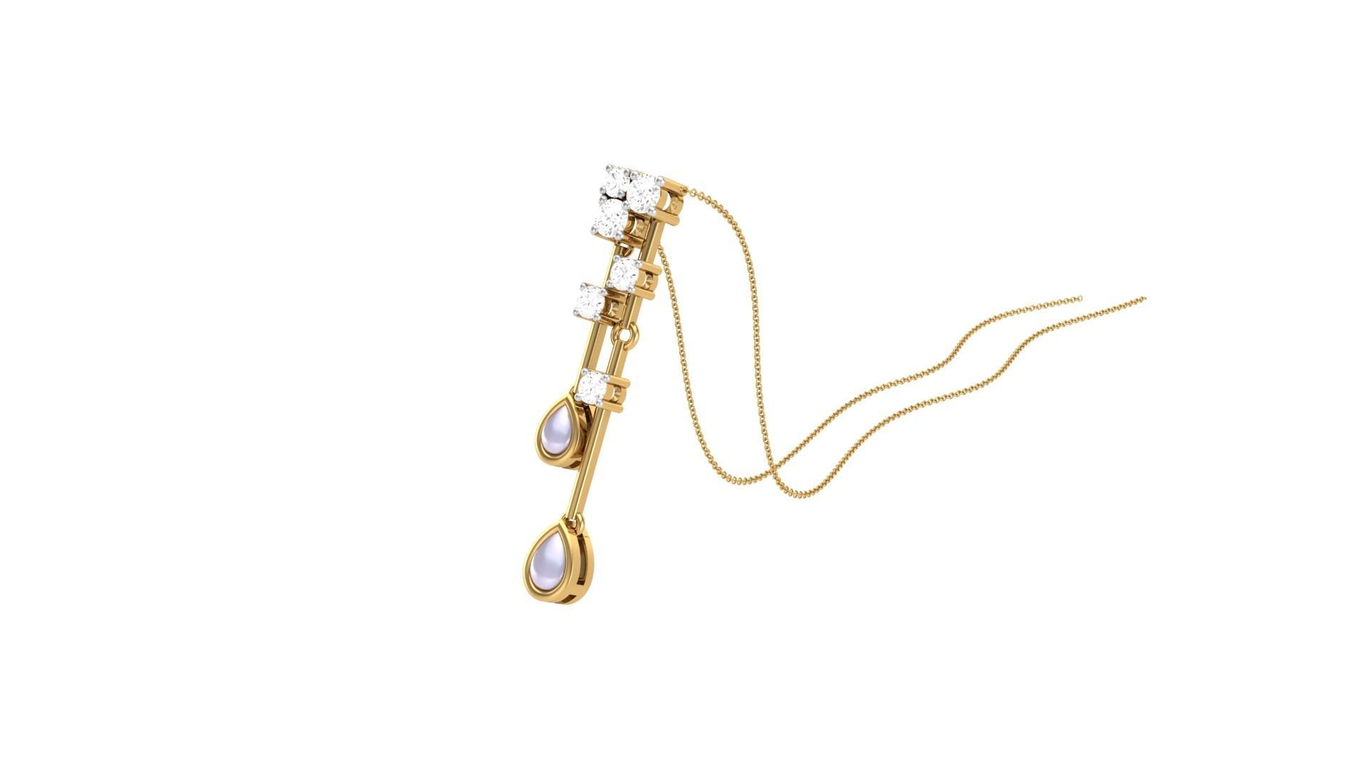 Women Pendant 3dm STL OBJ FBX Renders Details 3D print model_1