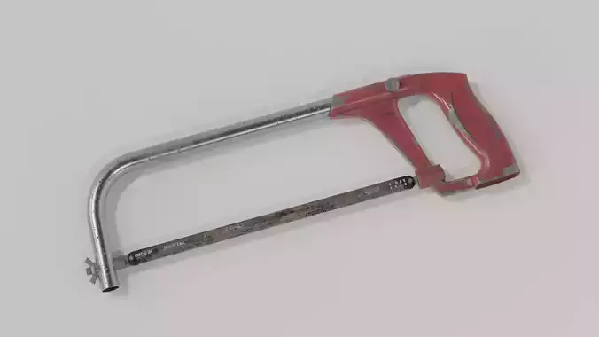  Hack Saw Low-poly 3D model