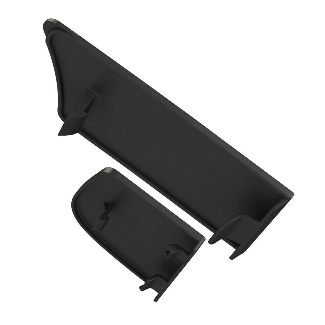 Toyota Starlet Glanza EP91 Front bumper cover clips 3D print model_4