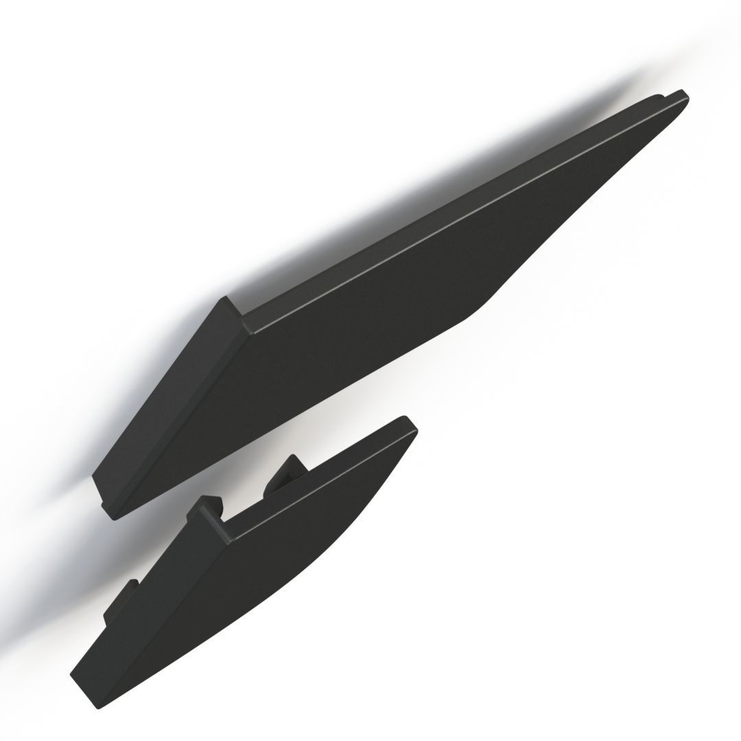 Toyota Starlet Glanza EP91 Front bumper cover clips 3D print model_6