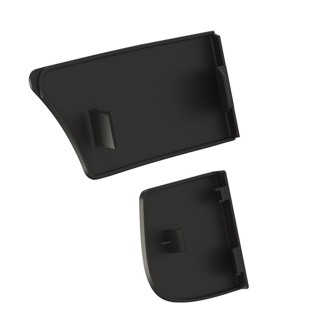 Toyota Starlet Glanza EP91 Front bumper cover clips 3D print model_3