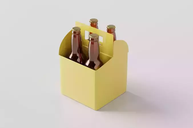 Beer Bottle Four Pack Carrier