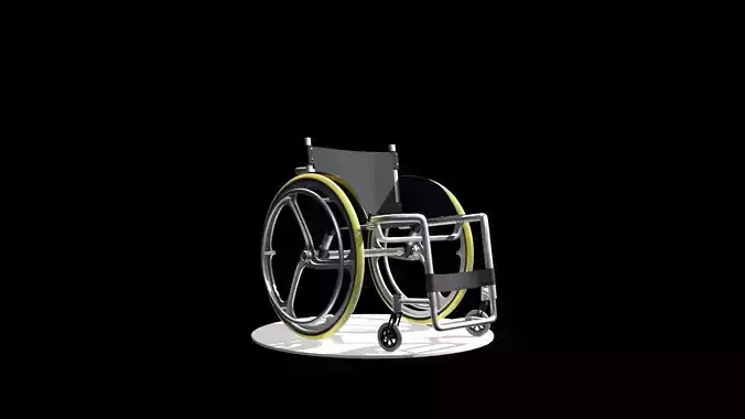 wheelchair 3D model