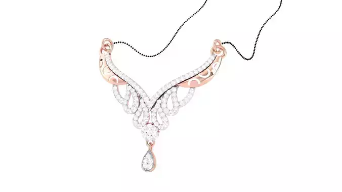 Women Pendant Necklaces 3dm STL OBJ FBX Renders Details