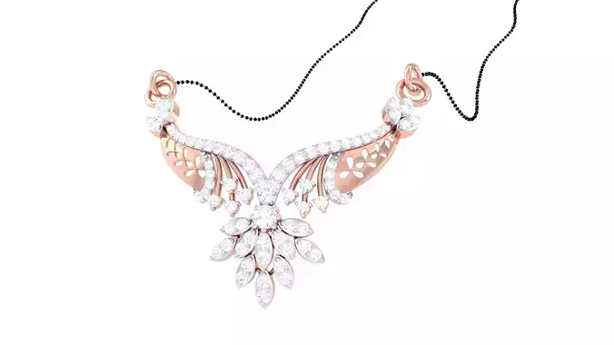 Women Pendant Necklaces 3dm STL OBJ FBX Renders Details