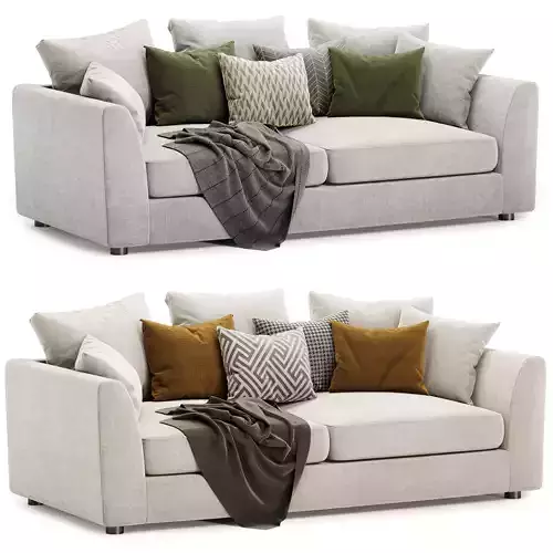 hadleigh 3 seater sofa 3D model