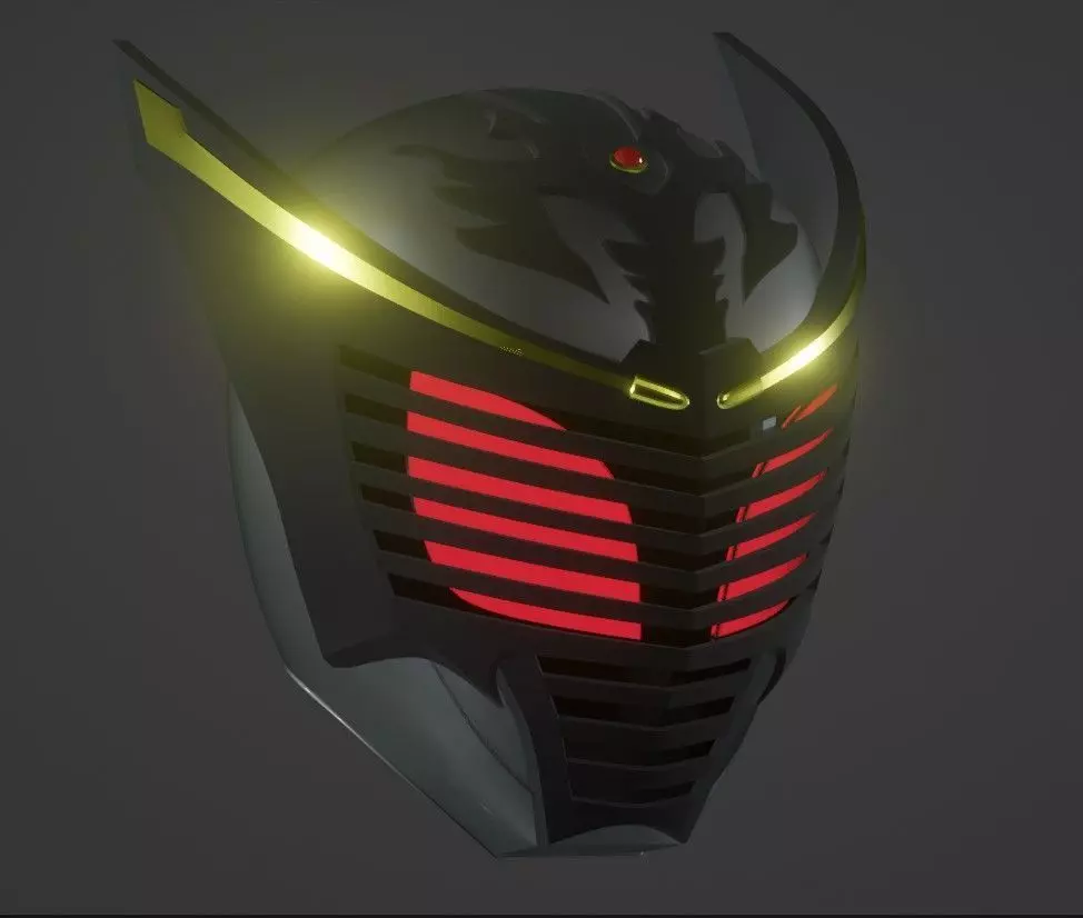 Kamen Rider Ryuga cosplay helmet 3D printable STL file 3D print model_0