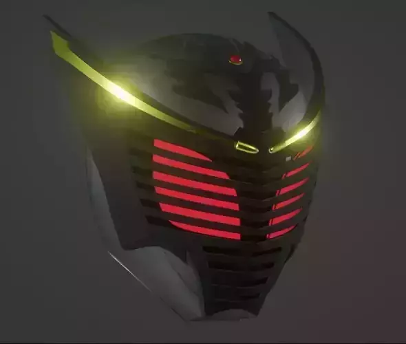 Kamen Rider Ryuga cosplay helmet 3D printable STL file 3D print model