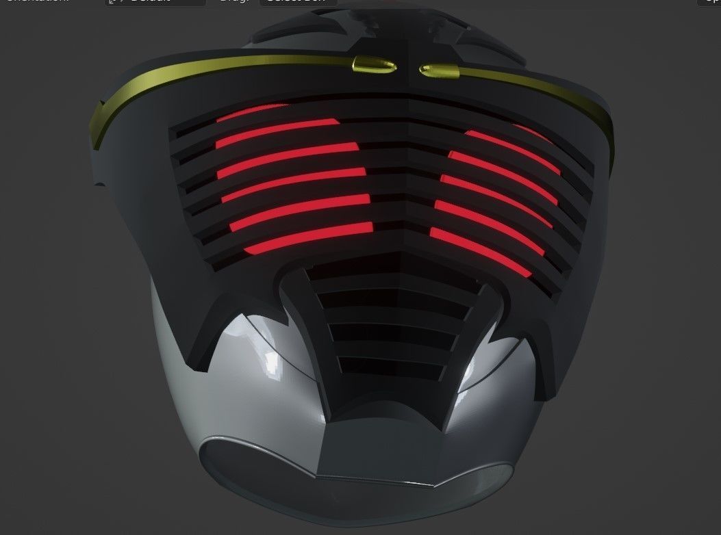 Kamen Rider Ryuga cosplay helmet 3D printable STL file 3D print model_5