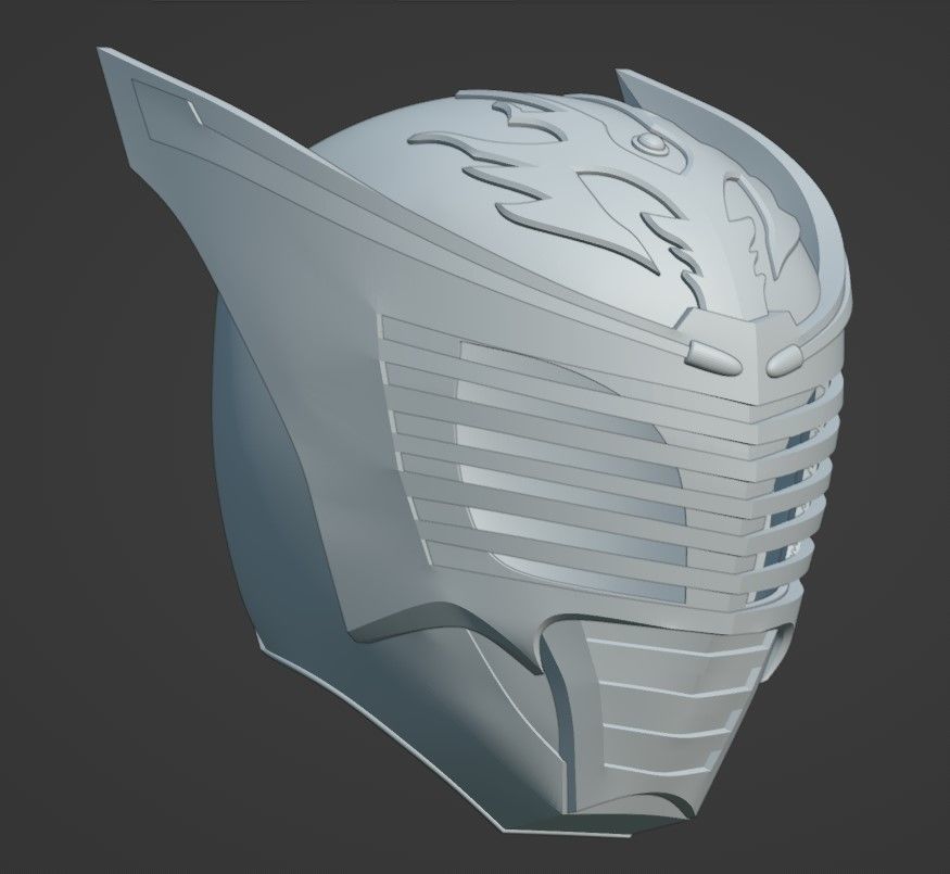 Kamen Rider Ryuga cosplay helmet 3D printable STL file 3D print model_13