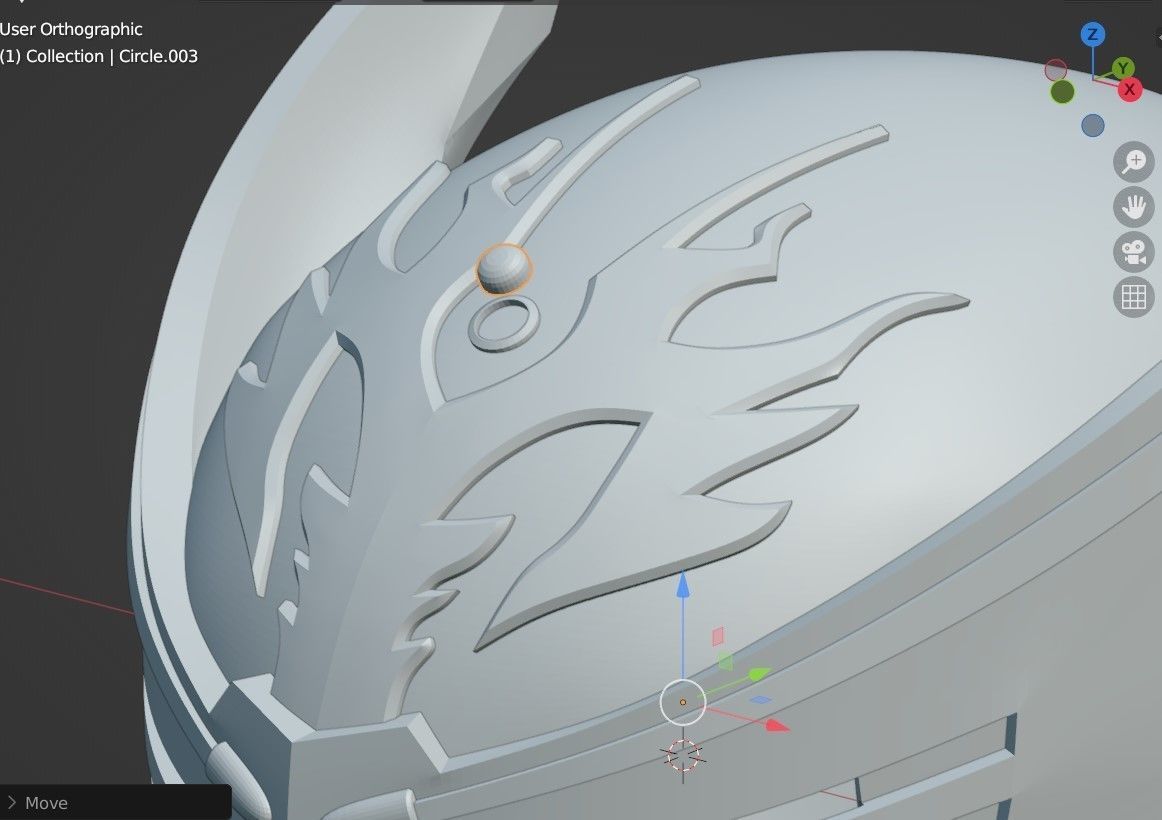 Kamen Rider Ryuga cosplay helmet 3D printable STL file 3D print model_17