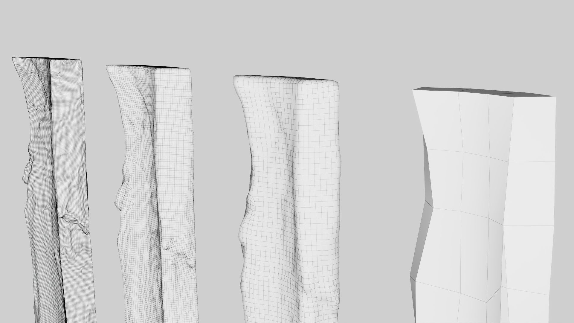 PSWooden008 scanned Wood chip Low-poly 3D model_18