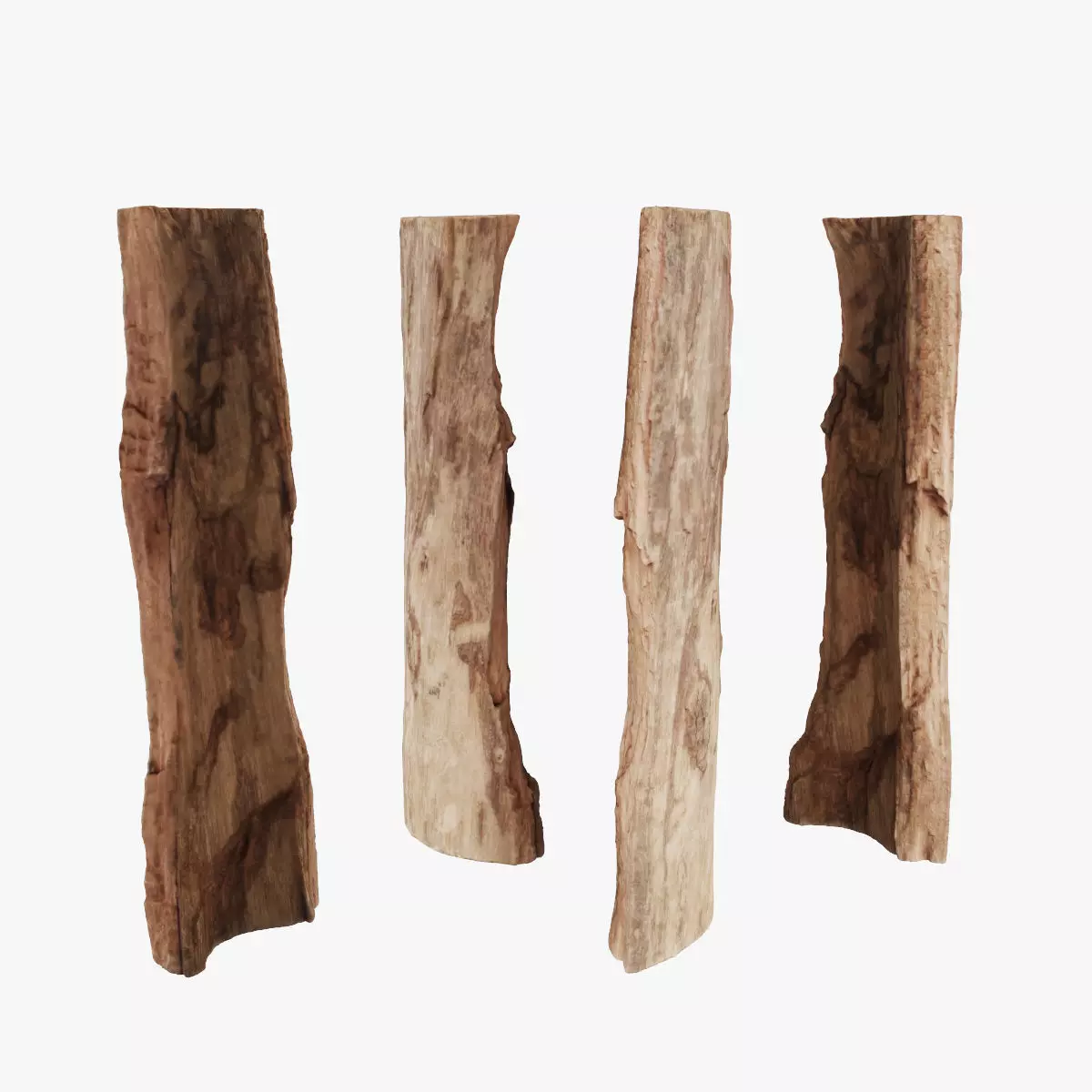 PSWooden008 scanned Wood chip Low-poly 3D model_0