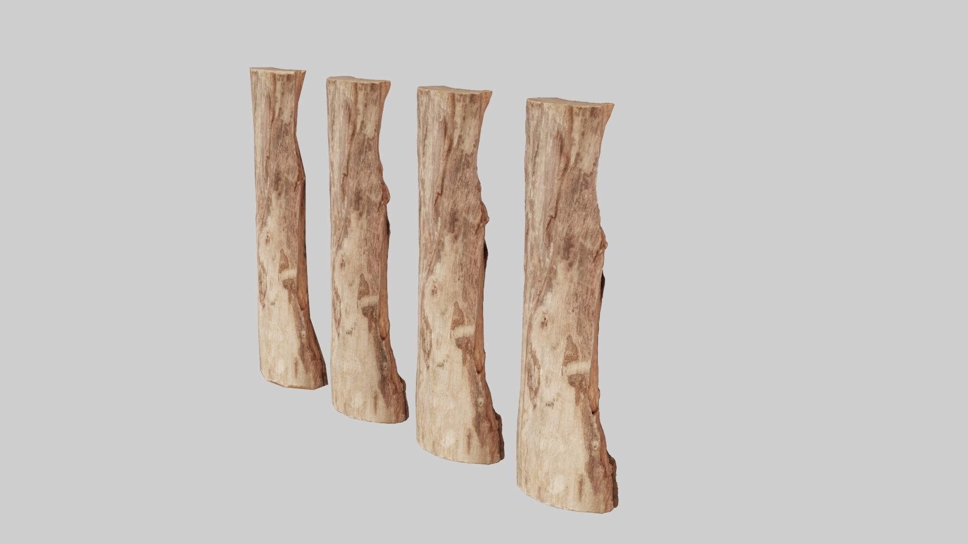 PSWooden008 scanned Wood chip Low-poly 3D model_5