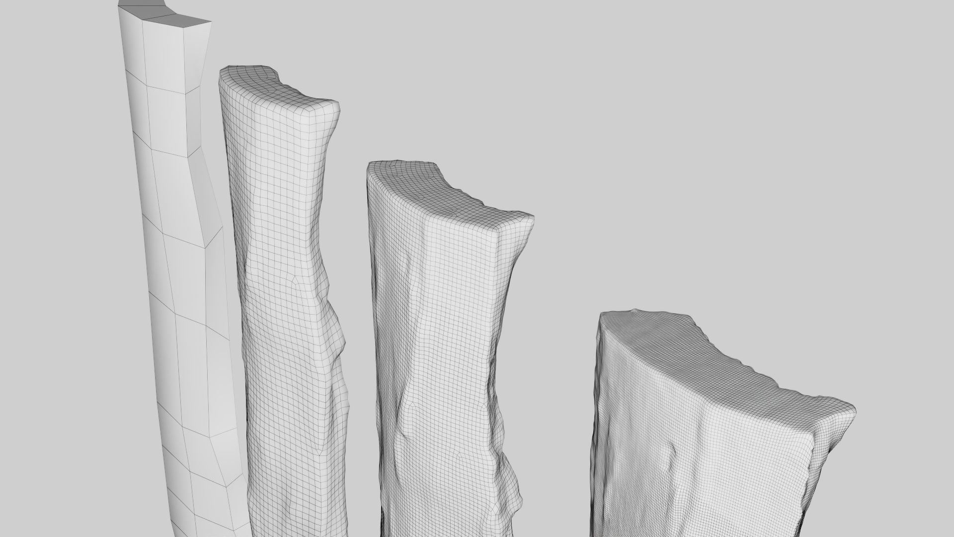 PSWooden008 scanned Wood chip Low-poly 3D model_12