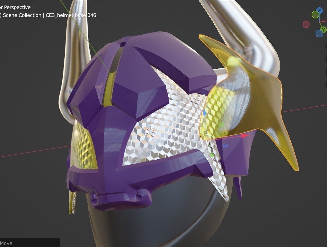 Kamen Rider Buffa 3D printable cosplay helmet  3D print model_15